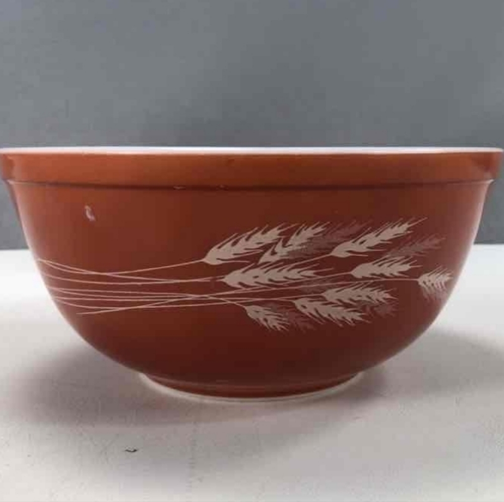 Harvest Wheat Pyrex bowl